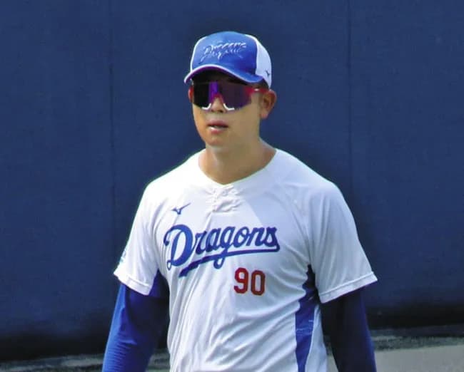 中日・松山晋也、リハビリ組に合流し体動かす　症状や復帰時期への言及控えるも「一日でも早く戦列に戻れるように」