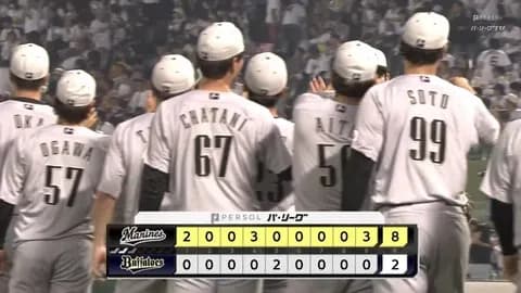 パ・リーグ順位表(7月5日)ロッテ二桁安打の猛攻で快勝、ハム大勝で首位返り咲き