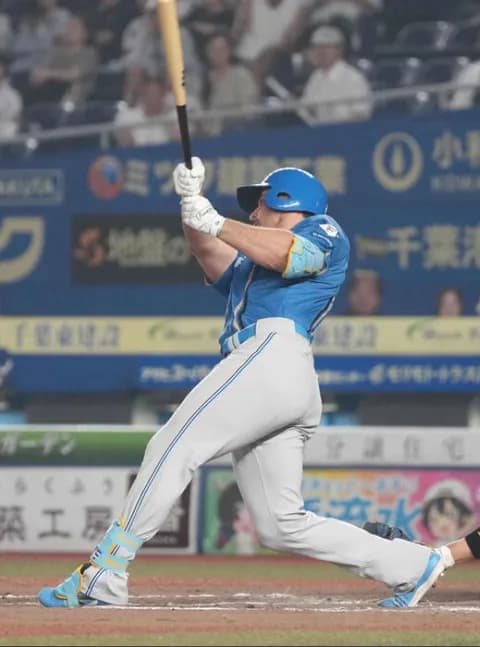 【日本ハム】今季２度目４連勝、延長11回代打マルティネスＶ打