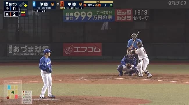 甲斐拓也(5-7月) 　.188 1本　3点 OPS.485