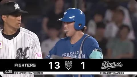 【日本ハム】伏見がしぶとくセンター前！タイムリーで追加点演出