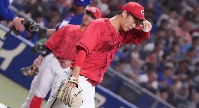 カープ〝泥沼〟5連敗で今季最多タイ借金3。小園反撃タイムリーで完封阻止！遠藤三者三振！昂也3人斬り！玉村5回5失点で7敗目。大野に3年ぶり完投勝利献上【広島1-7中日/試合結果】