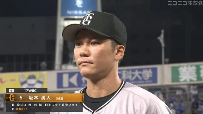 巨人・坂本勇人 6月：45打席 打率.275 1本 OPS.781 7月：35打席 打率.258 1本 OPS.795