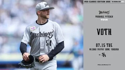 一軍試合実況　7月15日18:00～ ソフトバンク－ロッテ(有原×ボス)