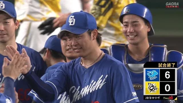 中日、6連勝！ 高橋宏斗完封で金丸へバトンを渡すｗｗｗｗｗｗ