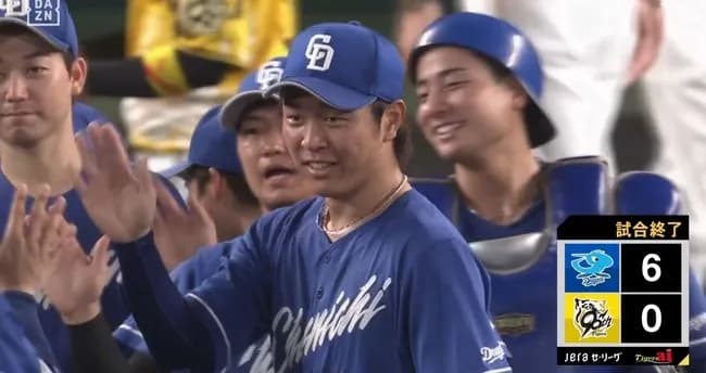 【速報】中日が今季初の６連勝！高橋宏斗完封ｗｗｗｗｗｗｗ