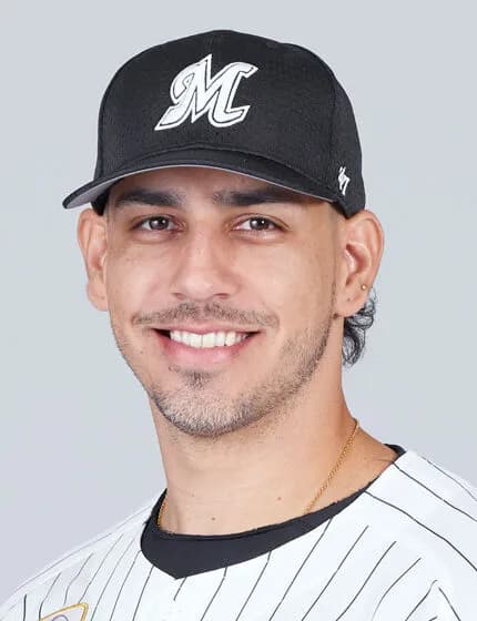 ロッテソト(36)  .210 8本 25打点 OPS.622