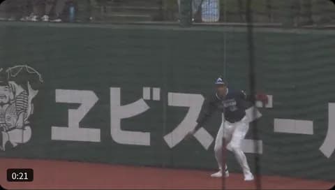 【日本ハム】万波中正のファインプレーに絶賛の嵐