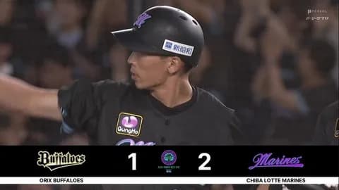 髙部、宮城から逆転タイムリーきたぁぁぁ！ロッテ2アウトから連打で試合をひっくり返す！！