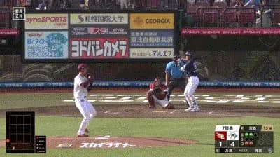 【楽天対日本ハム15回戦】日本ハム・万波、二打席連続第１６号ソロホームラン！！！！！！！！！！！！！！！