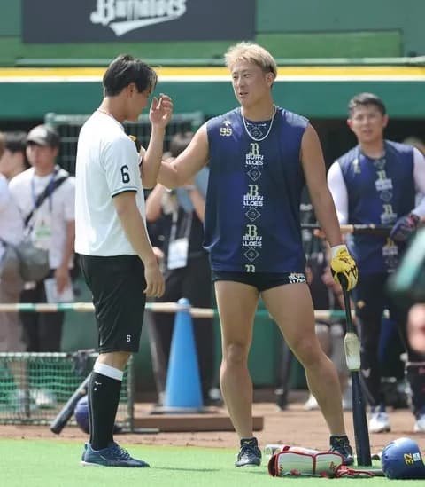 画像　ロッテ西川史礁さん、ガチムチにロックオンされてしまう