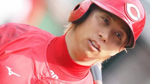 カープ羽月、ヤクルトドラ1中村優斗から勝ち越しタイムリー！3打席連続安打！！