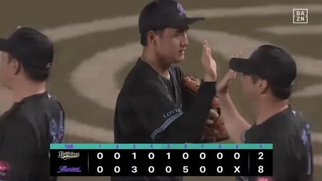 【ロッテ対オリックス15回戦】ロッテが８－２でオリックスに連勝！６回 安田が走者一掃の適時二塁打＆西川が２点適時三塁打！小島が６回２失点４勝目！