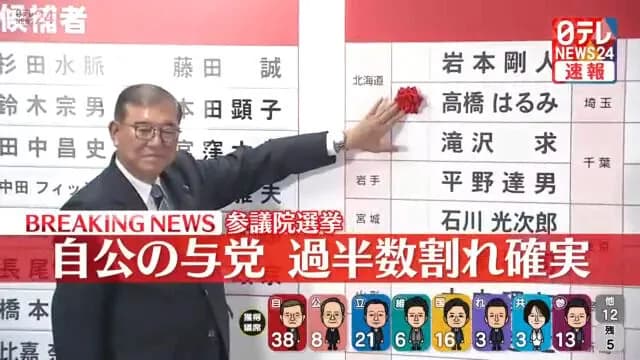 自公、やっぱり過半数割れWWWWWWWWWWWWWWWWWWWWWWWWWWWWWWWWWWWWWWWWWW