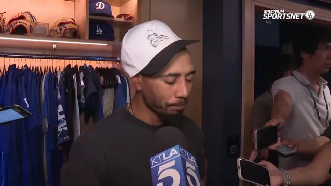 【悲報】ムーキー・ベッツさん、悲願の1番打者に戻ったのにガチでマジに憔悴し切ってしまう