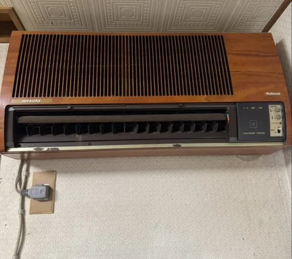 【画像】ナショナルのエアコン、４０年間使い続けても故障しないことが判明ｗｗｗｗｗｗ