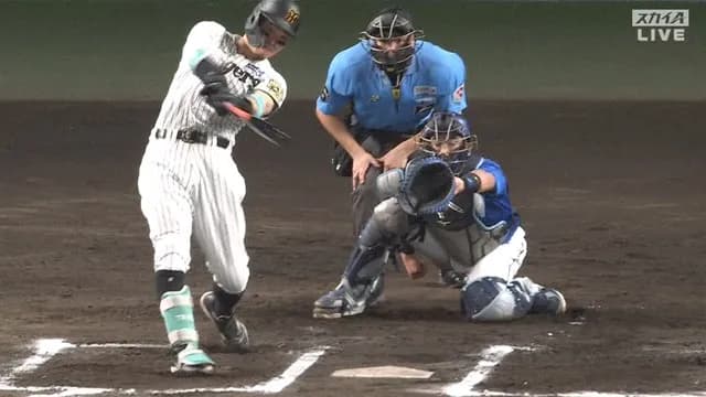 佐藤輝明、牧秀悟へ”わからせ”ホームランｗｗｗｗ