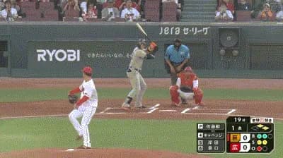 【広島対巨人16回戦】巨人、初回１アウト一二塁からキャベッジのタイムリーで先制！！！！！！！！！！！