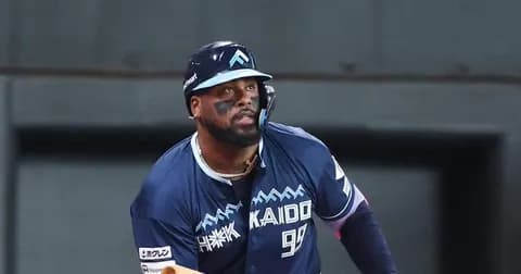 日本ハム・レイエスが先制の右前適時打　「止めたバットに当たったのでラッキーだったよ」