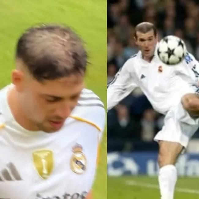 【画像】レアルの中盤主力、ジダンのようになってくるｗｗｗ