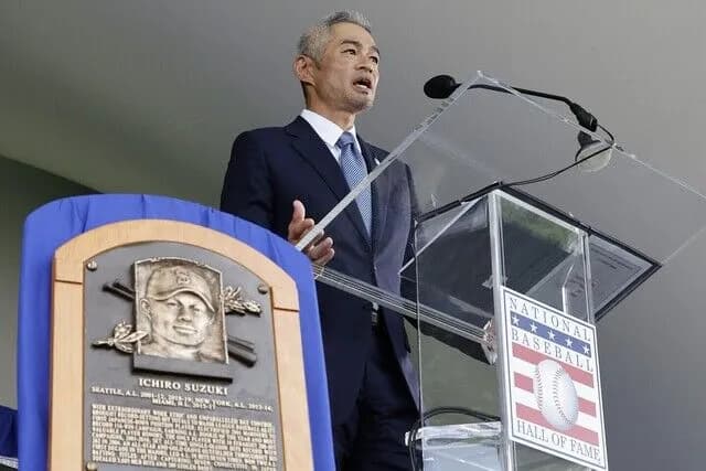 【悲報】イチローの殿堂入りスピーチ和訳全文　なお大谷翔平には何故か触れず…