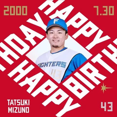 今日は水野達稀選手の誕生日です！おめでとうございます！