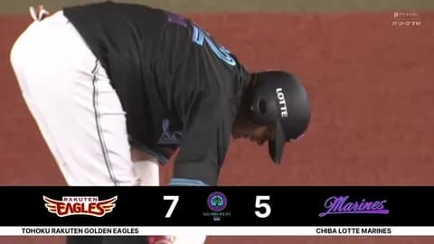 佐藤都志也、復活の2点タイムリー2ベース！本日2打席連続長打！これで再び2点差！