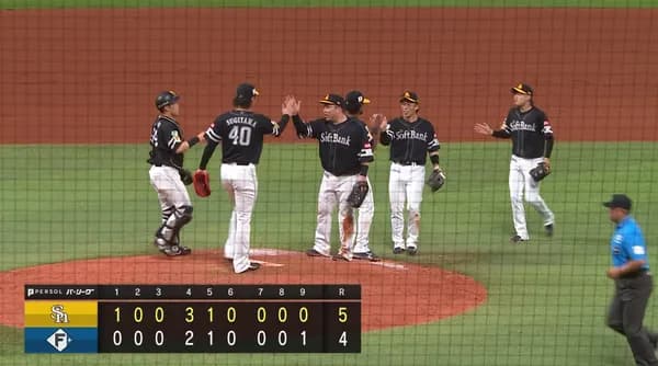 【4-5】ホークス首位攻防戦で勝ち越し！！再びトップに！！
