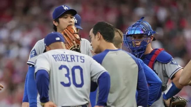 【悲報】大谷翔平さん、暑さによる脱水症状で臀部けいれんによる降板であることが判明