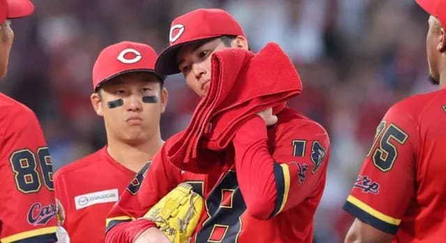 【悲報】カープ森下、今季ワースト4回5失点KO。右手のマメの影響か？