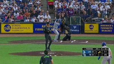 ドジャース、初回にフリーマンの2点タイムリーツーベースで先制！！！！！！！！！！！