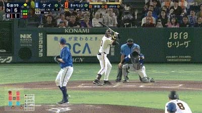【巨人対DeNA15回戦】巨人・キャベッジ、DeNA・ケイから第11号2ランホームラン！！！！！！！！！！！