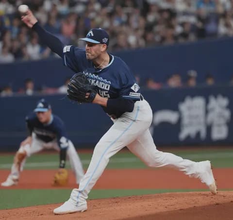 【日本ハム】バーヘイゲン５回１失点で3勝「うまくリードしてくれた」“女房”郡司に感謝