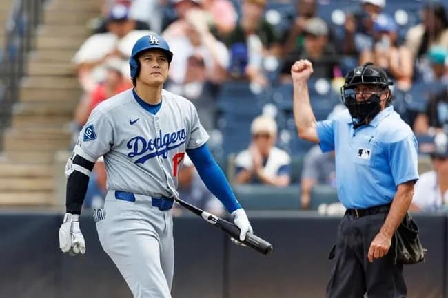 大谷翔平、三振止まらず 1安打3三振　直近11戦23K リーグワースト2位＆年間自己最多ペース　ド軍は6度目完封負け