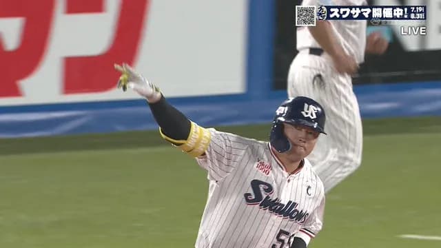 村上宗隆、先制タイムリー＆ホームラン