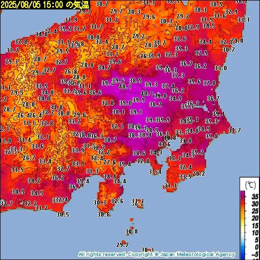 気温41.8℃突破ァ！！！