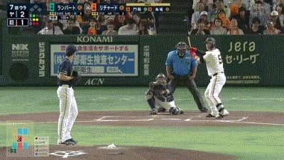 【巨人対ヤクルト14回戦】巨人・リチャード、ヤクルト・ランバートから第４号同点ソロホームラン！！！！！！！！！！！！！！！！！