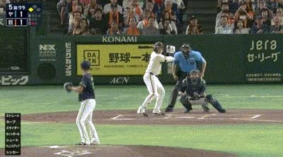 【巨人対ヤクルト17回戦】巨人、５回裏１アウト三塁から丸の犠牲フライで１点勝ち越し！田中将大に勝ち投手の権利！！！！！！！！！！