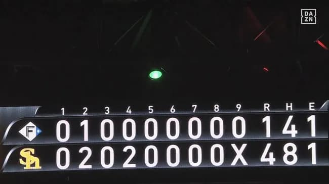 【悲報】ハムの対SB戦直近12戦