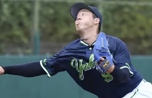 ヤクルト・青柳晃洋、2回を投げて被安打3与四死球4で終わる