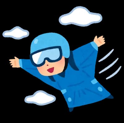 【悲報】東京上空に「ムササビ男」が現れる