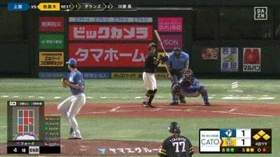 【ソフトバンク対日本ハム19回戦】ソフトバンク、４回裏１アウト満塁から牧原大成のタイムリーで勝ち越し！！！！！！！！！！