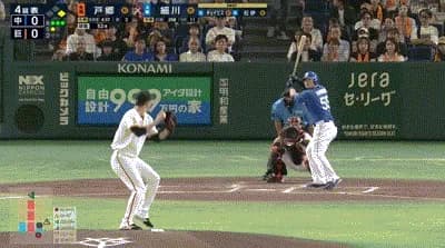 【巨人対中日17回戦】中日、４回表に細川成也のタイムリーツーベースで先制！！！！！！！！！！！！