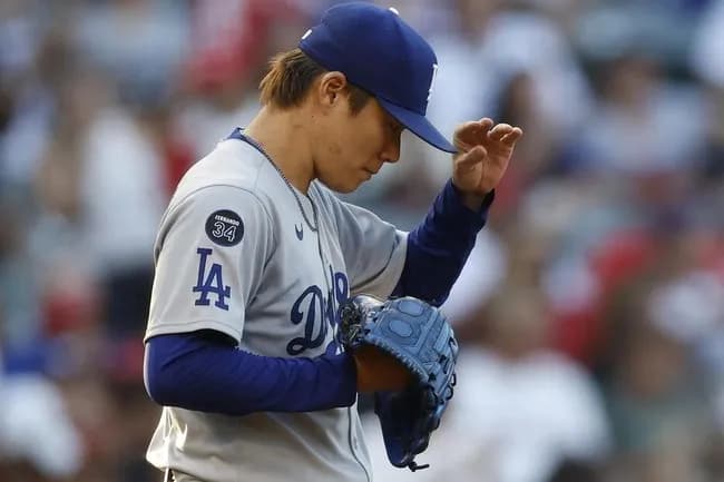 大乱調の山本由伸、大リーグ自己ワースト6失点、5回途中で降板、11勝目ならず　5四球も自己ワースト