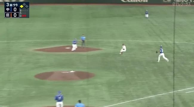 【巨人対中日18回戦】巨人・佐々木、走塁でやらかす…