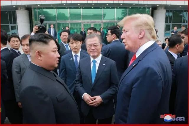 韓国交渉団「お会いできて光栄です大統領」 トランプ「おう、金正恩は元気か」 韓国「」
