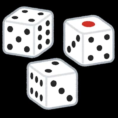 数学の問題「さいころの1の目が出る確率は1/6」←うん、それ違うよw