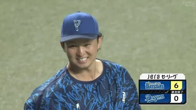【中日対DeNA19回戦】DeNA・竹田　プロ初登板初先発初勝利！球団ドラ1では山口俊以来19年ぶり快挙　7回2安打無失点