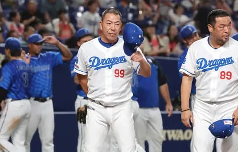 中日井上監督、藤浪対策オーダーについて問われ「そら、そうやろ」と憮然「ケガ人出したくない。ベストオーダーで臨めない」