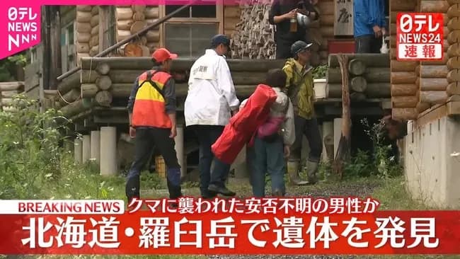 【悲報】ヒグマに襲われた20代男性らしき遺体、損傷が激しく性別が分からない状態だと判明